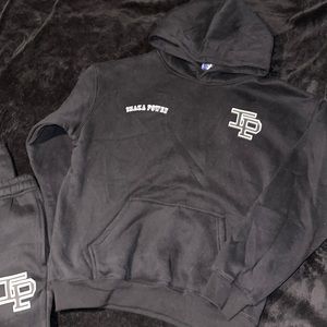 INAKA POWER - black “Everyday hoodie/jogger set”